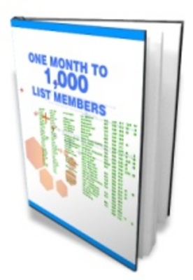 Product picture One Month 1000 Members - List Building Secrets